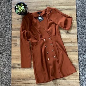 Rust Orange Dress